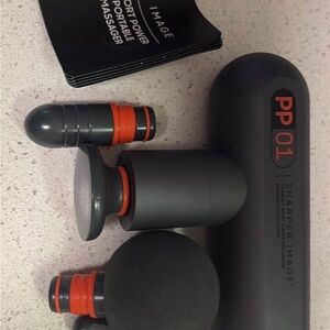 Sharper Image Gray Percussion Massager